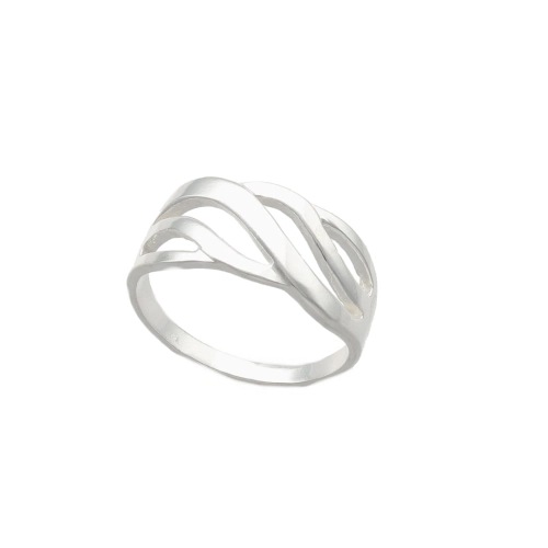 Pierścionek gładkie srebro 