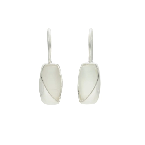 Kolczyki z uleksytem prostokątne srebro