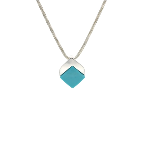 Wisiorek z turkusem srebro