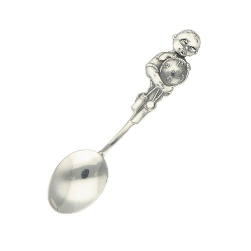 Łyżeczka na prezent dla chłopca srebrna chrzest