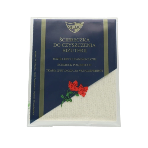 Ściereczka do czyszczenia biżuterii-szara