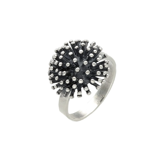 Pierścionek  srebro oksydowane