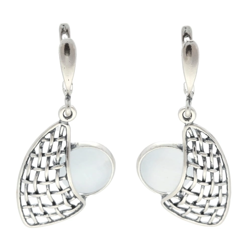 Kolczyki z uleksytem srebro