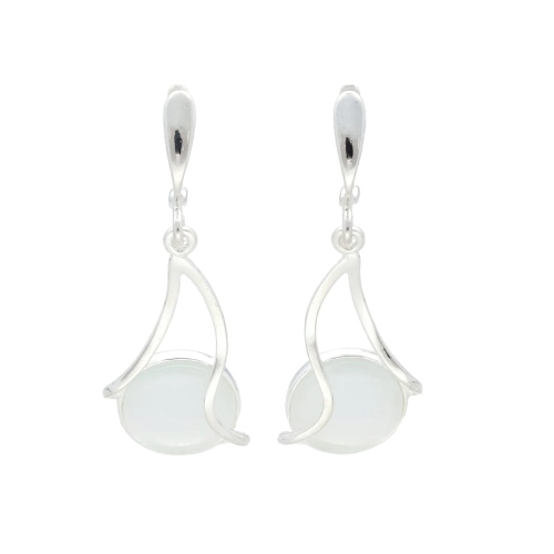 Kolczyki z uleksytem srebro