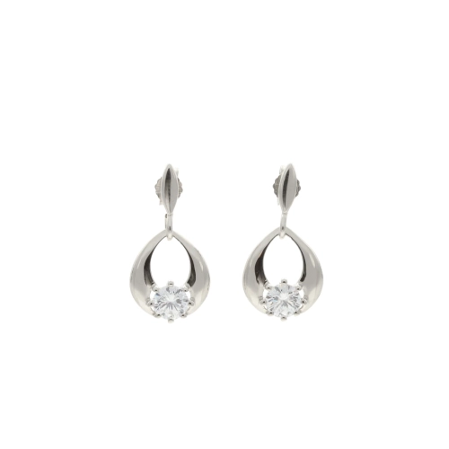 Kolczyki z cyrkonią srebro