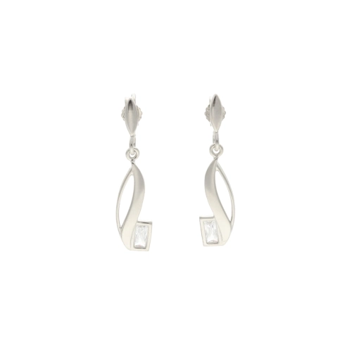 Kolczyki z cyrkonią srebro