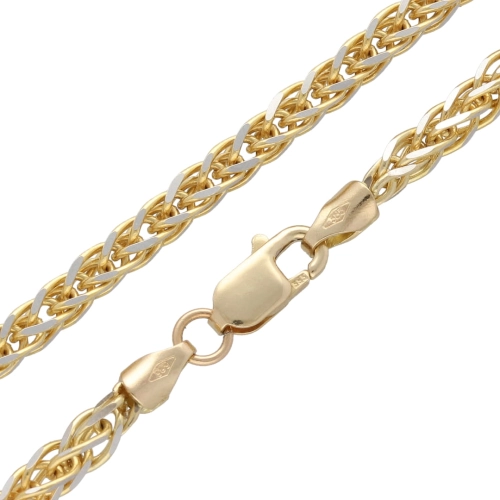 Złoty łańcuszek Lisi ogon 50 cm 585