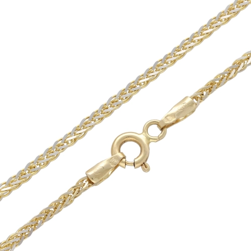 Złoty łańcuszek Lisi ogon 50 cm 585