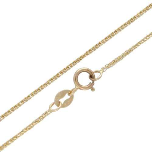 Złoty łańcuszek Lisi ogon  50 cm 585