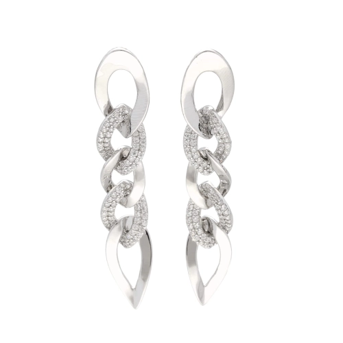 Kolczyki z cyrkoniami srebro