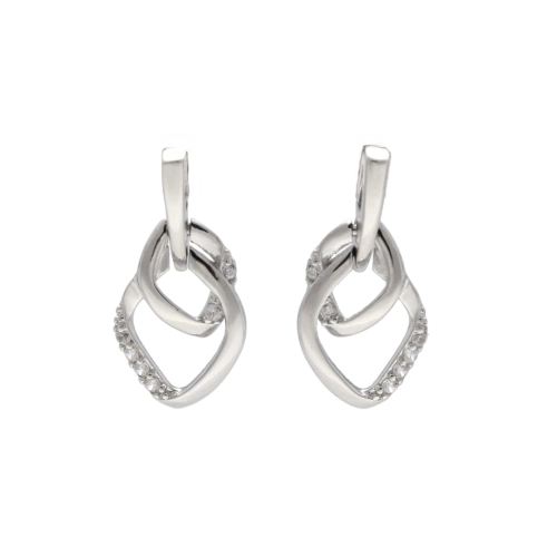 Kolczyki z cyrkoniami srebro