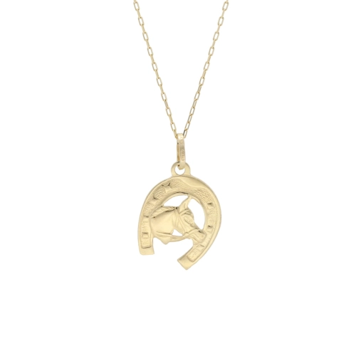 Złoty wisiorek koń 585