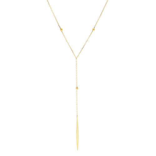 Naszyjnik celebrytka krawatka srebro pozłacane
