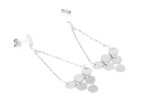 Długie kolczyki kółeczka