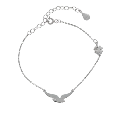 Bransoletka jaskółka koniczynka