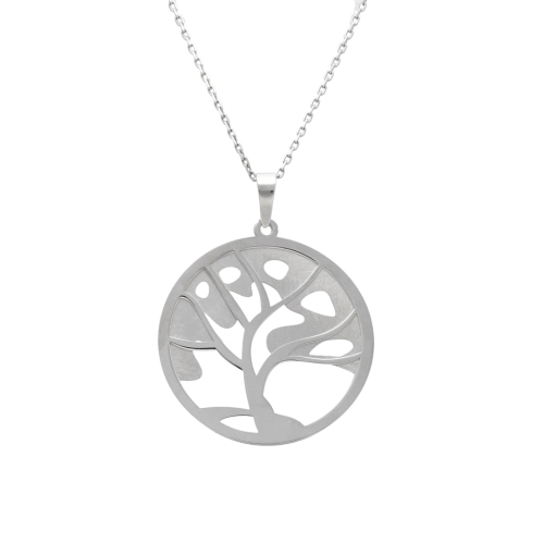 Wisior drzewko szczęścia srebro rodowane