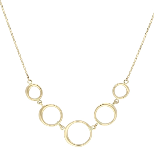 Naszyjnik koła złoto 585