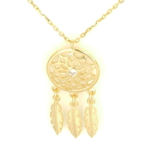 Naszyjnik celebrytka łapacz snów 